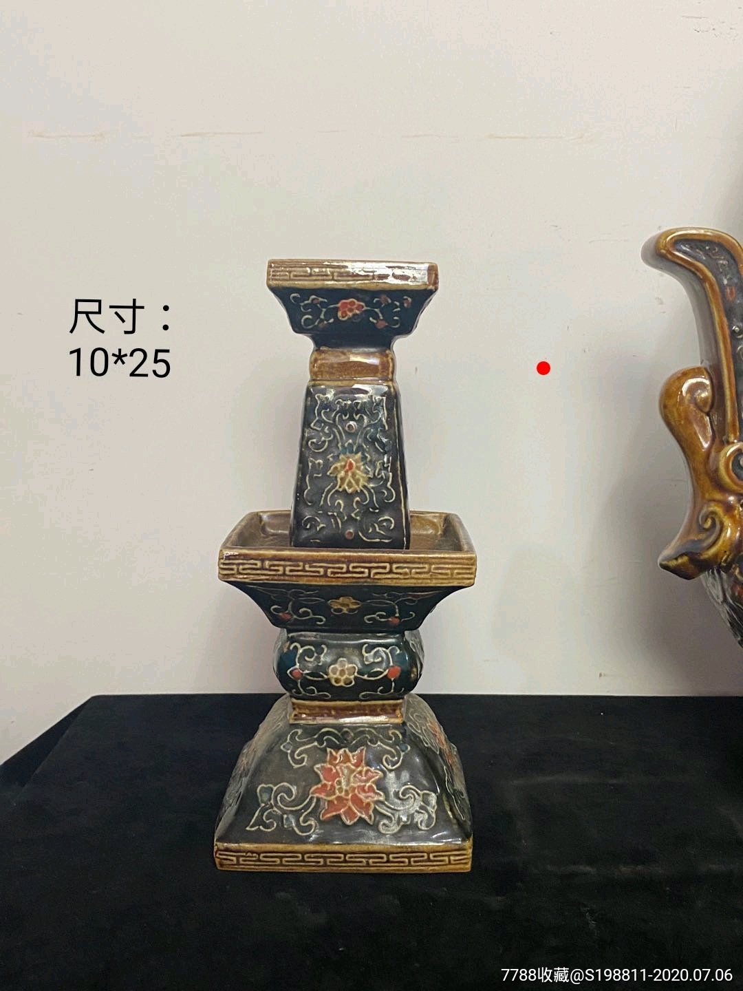 蜡台!熏香炉!包浆浑厚老道!包老到代!_价格2000.