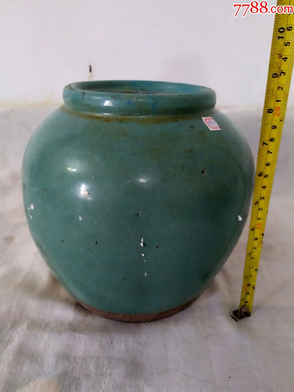 5919民国绿釉大罐