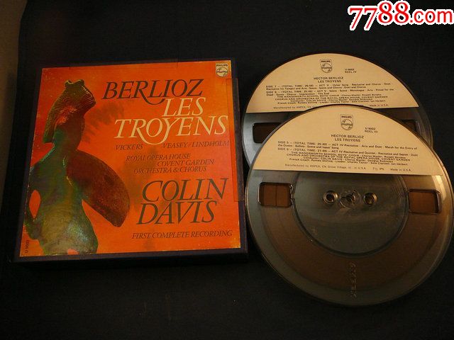 2盘装tape2152philips柏辽兹特洛伊人