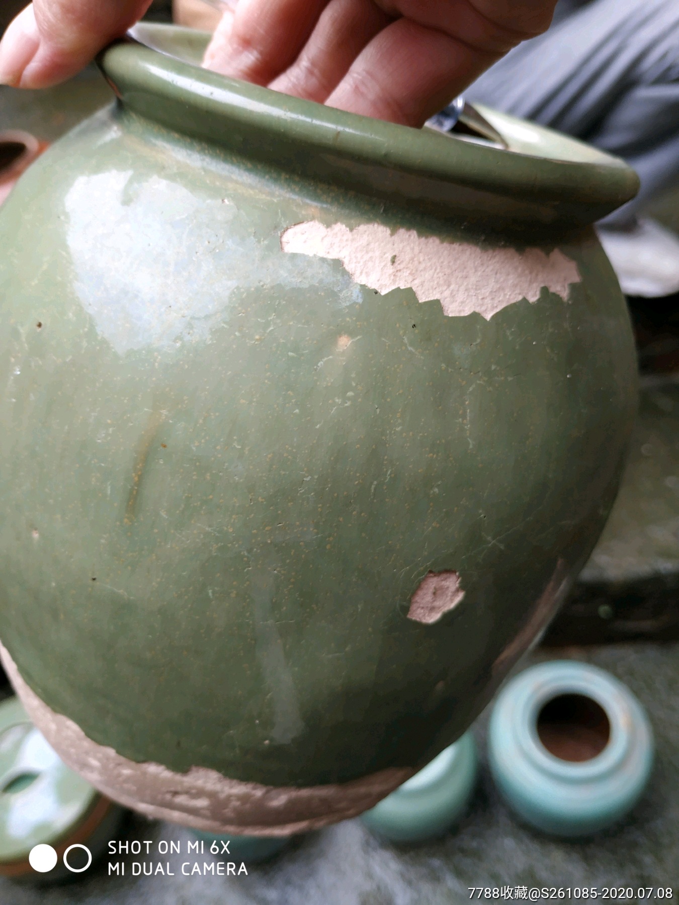 各种各样的民国绿釉罐,单价