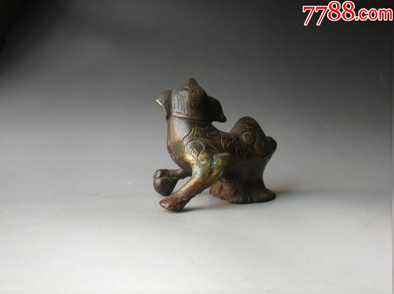 c150.清代铜狮子
