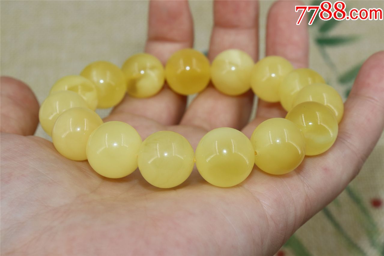 精品俄料蜜蜡手串