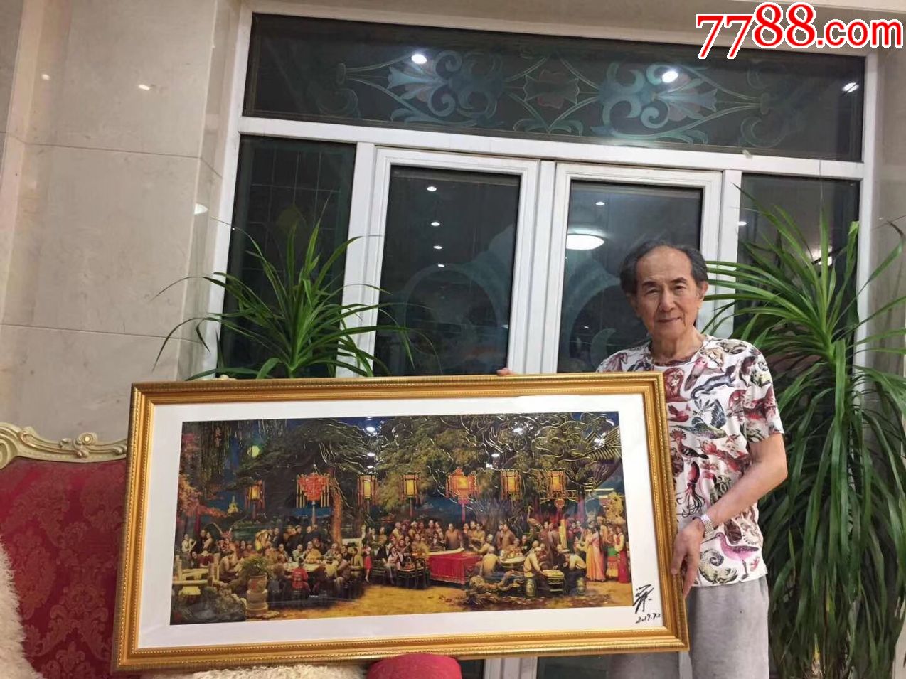 良宵景泰蓝掐丝珐琅画戴嘉林大师创作刘宇一授权出品国画代表作