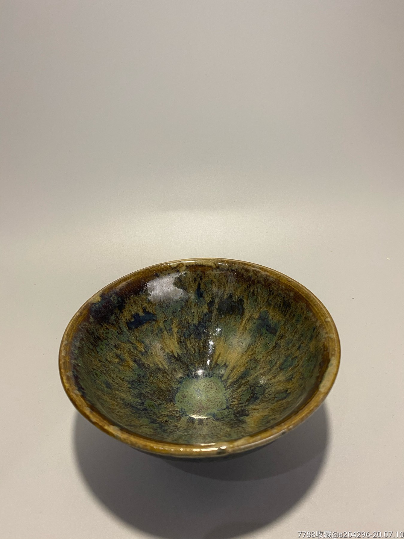 明代窑变釉茶盏