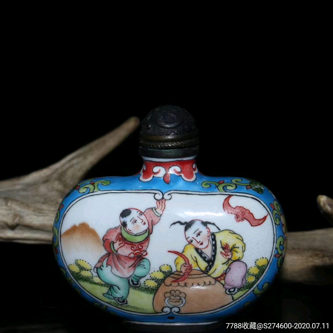 精品珐琅彩鼻烟壶,吐血价398包邮,少一分不卖,手慢无货