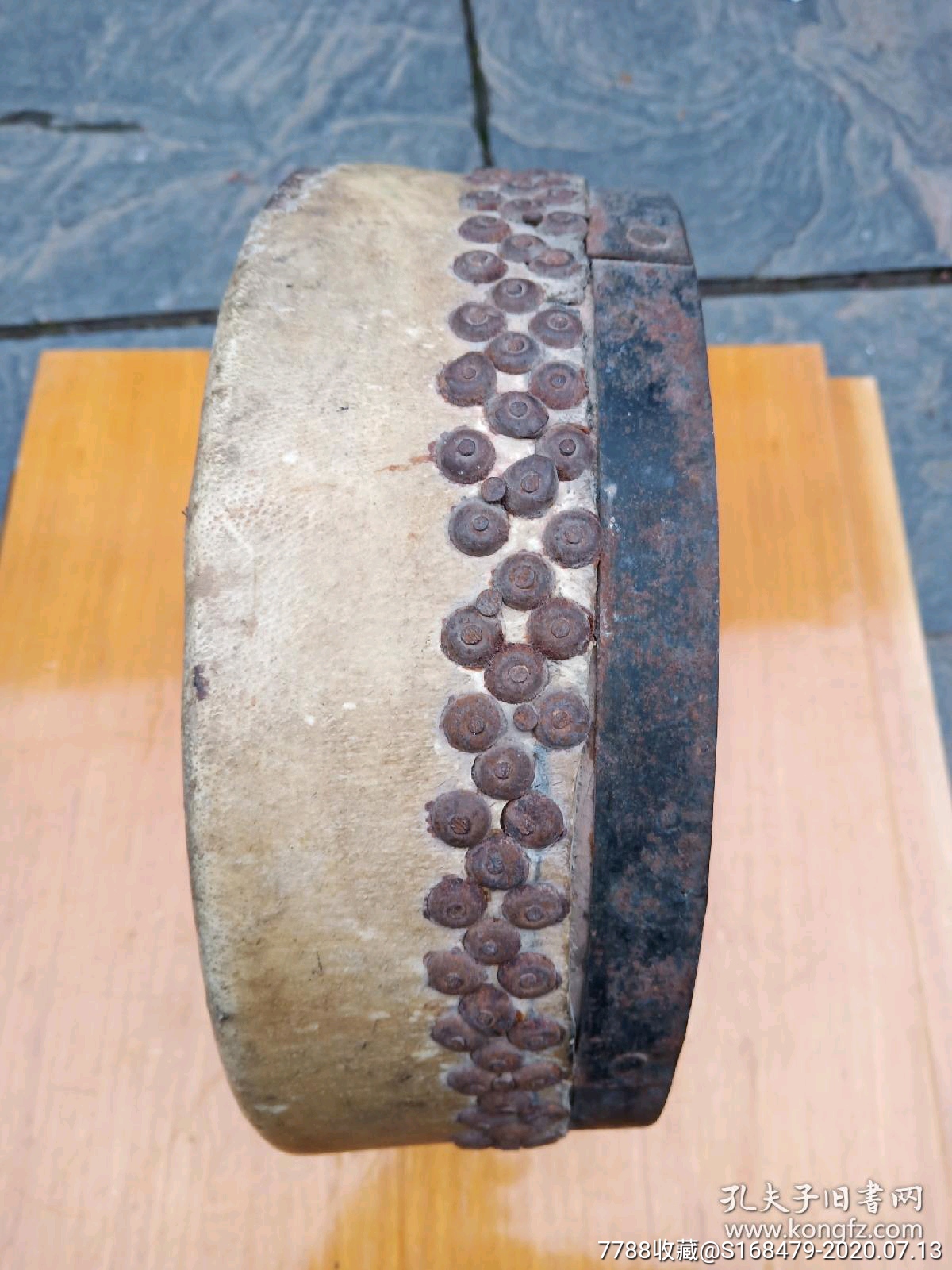 清代老木鼓(少见)_八角鼓/腰鼓/鼓_第4张_7788乐器收藏