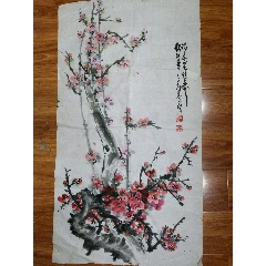 湖北著名画家彭祖华梅花作品