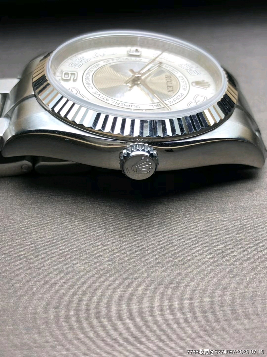 劳力士蚝式恒动116034,表径不含把36mm,男士自动机械,18k白金表圈