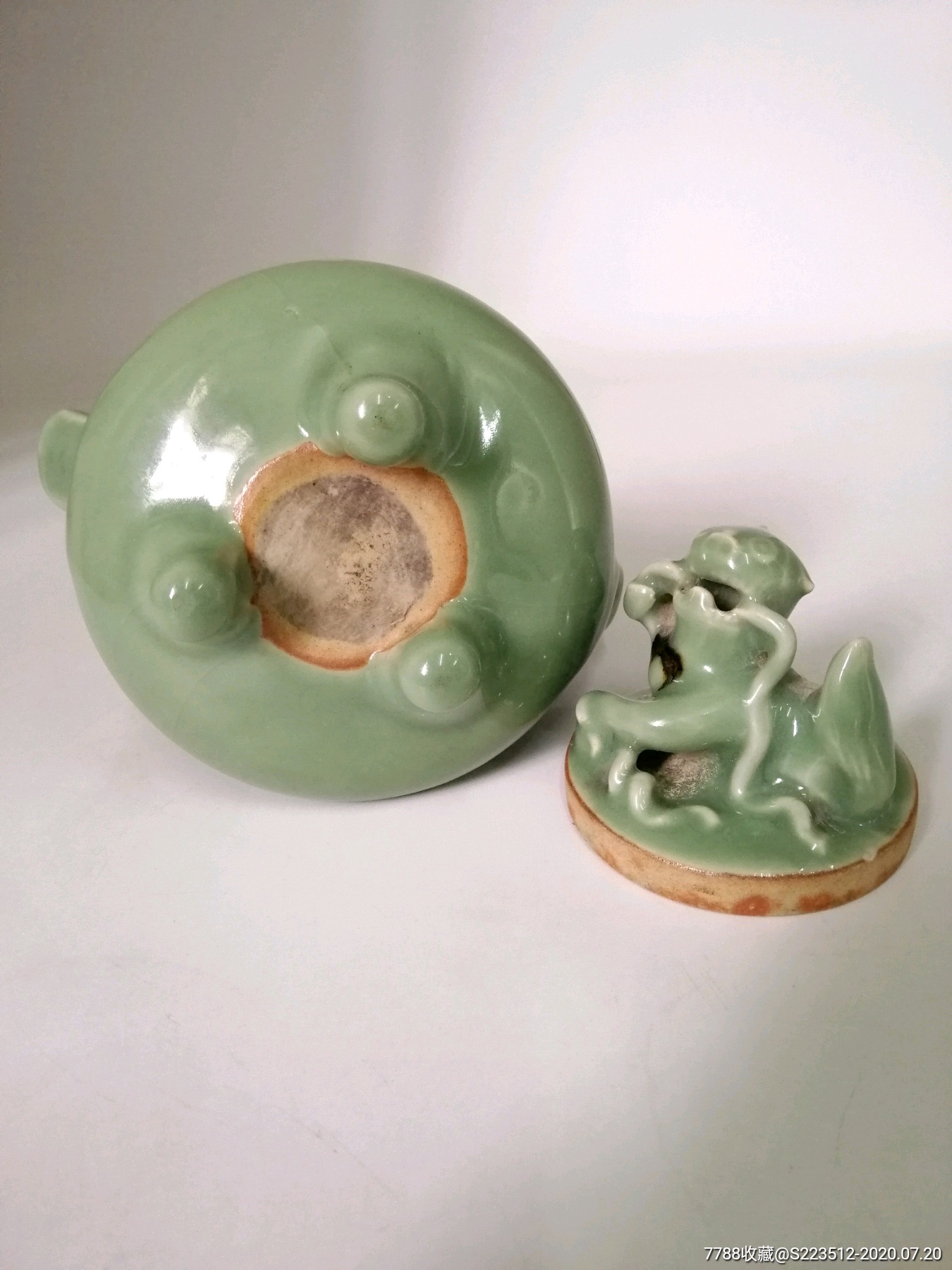 清代龙泉窑熏香炉-青瓷/秘色瓷-7788收藏