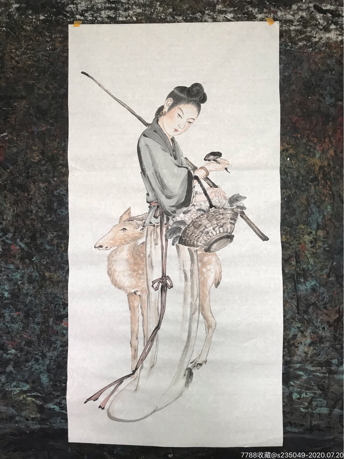 国画人物画(麻姑献寿)