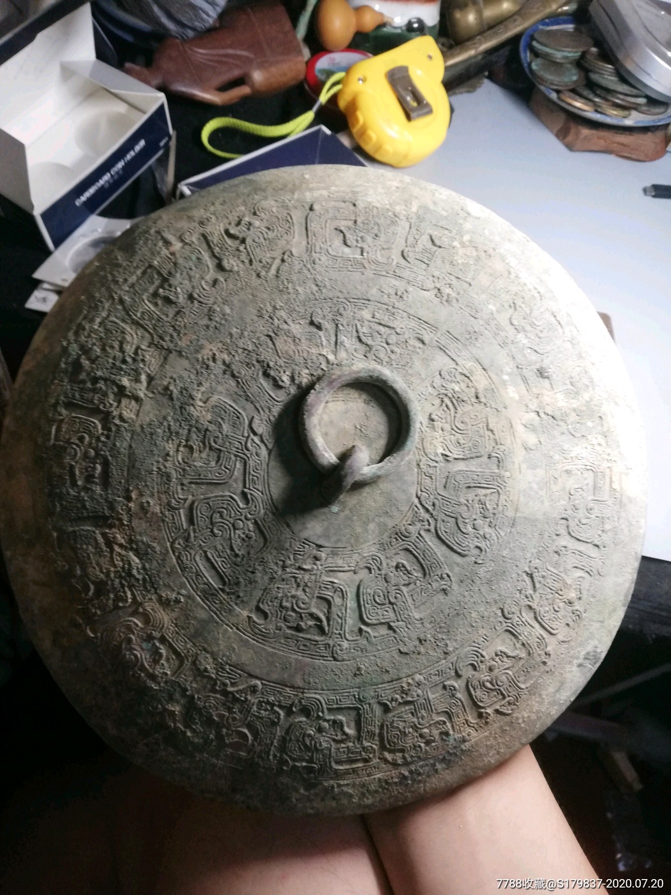 青铜鼎盖