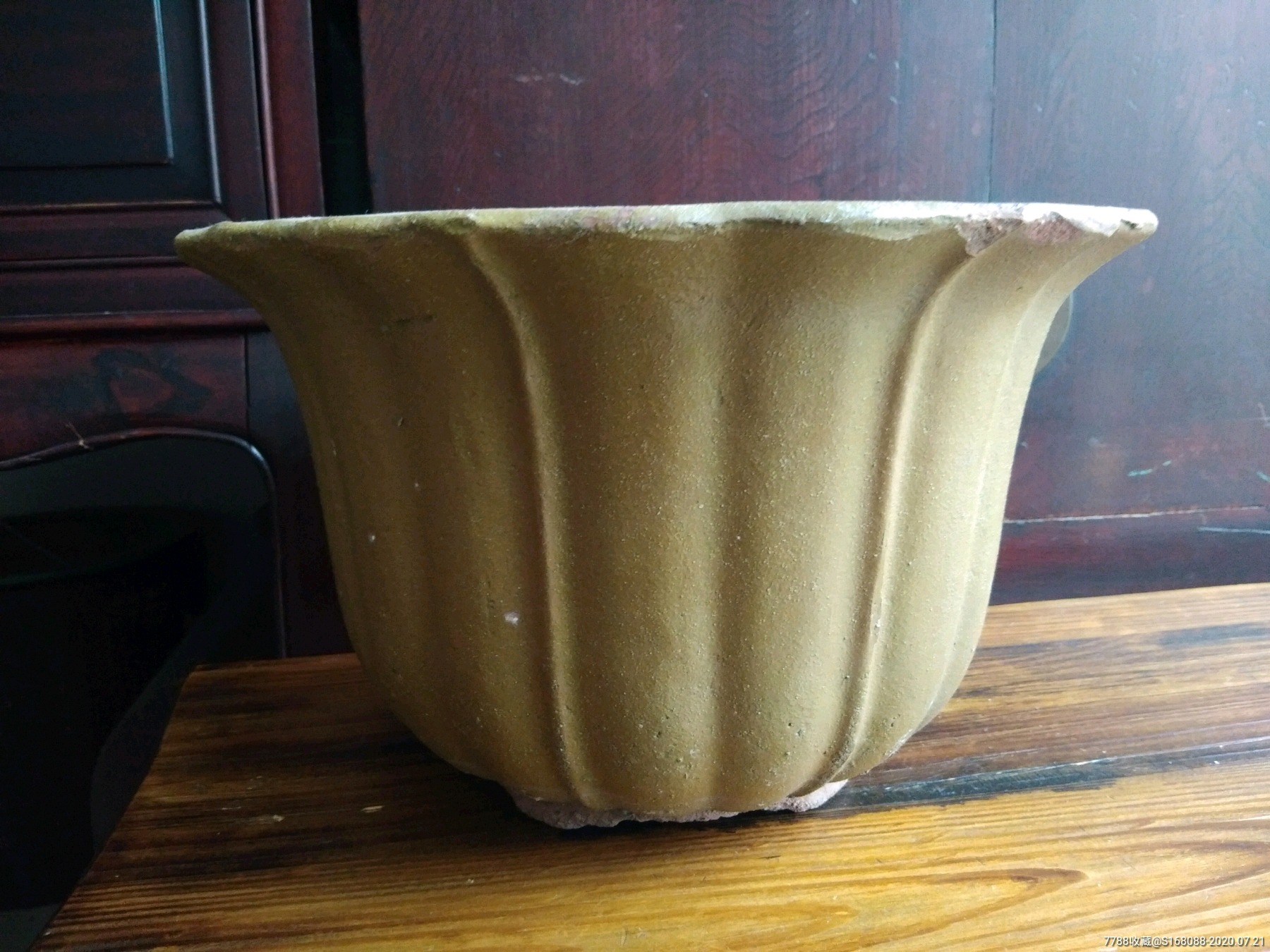 文革解放初期五六十年代陶瓷老花盆老泥盆早期60年代老花盆老陶瓷盆花