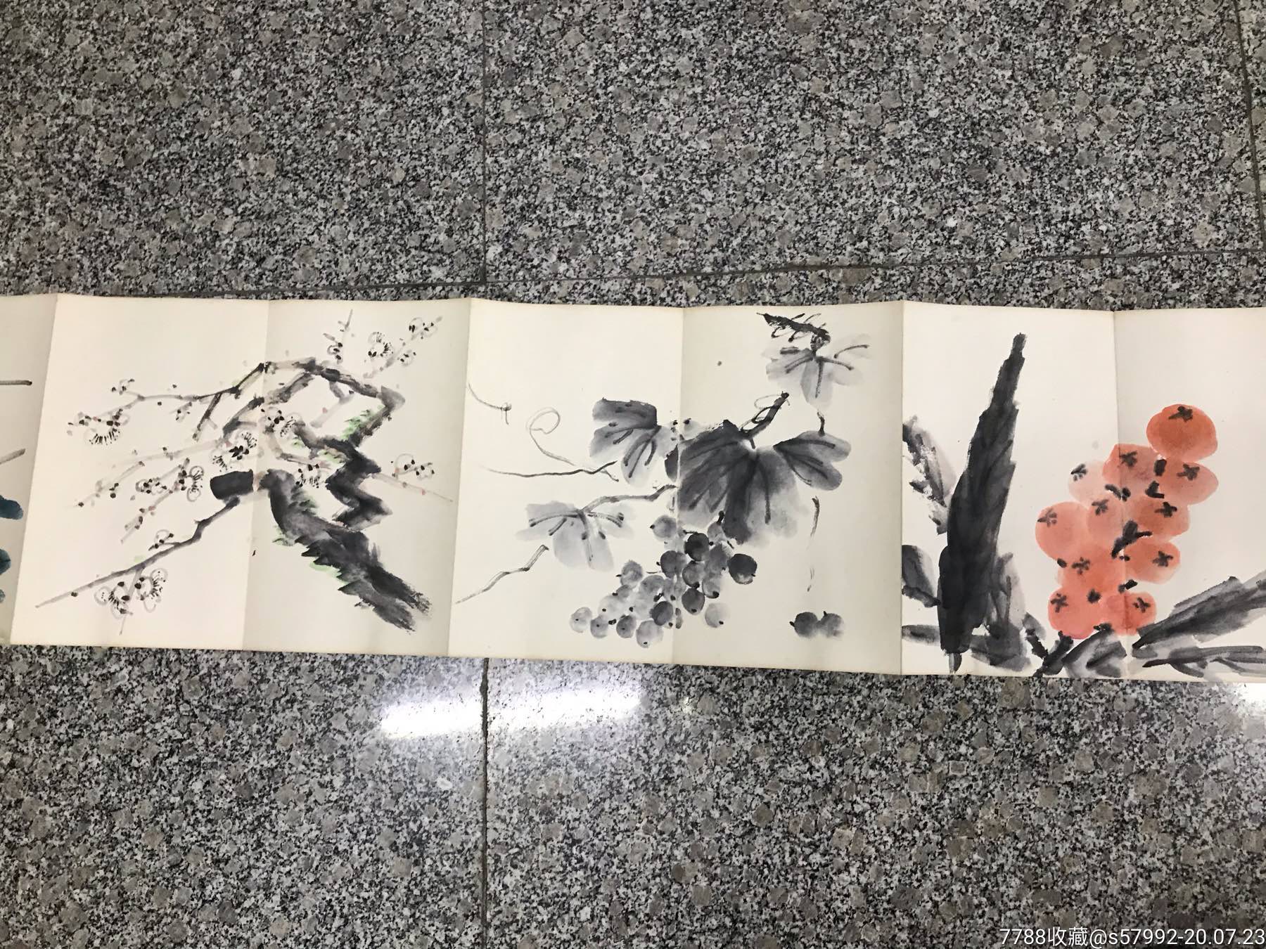 民国老册页_山水国画原作_木木好风景【7788收藏__收藏热线】