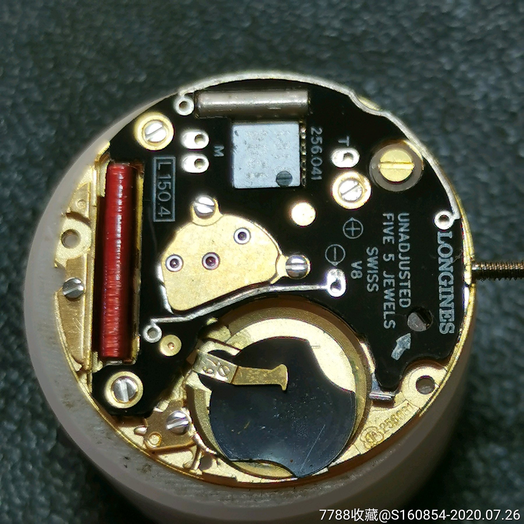 二手瑞士浪琴石英手表拆机l150.4机芯