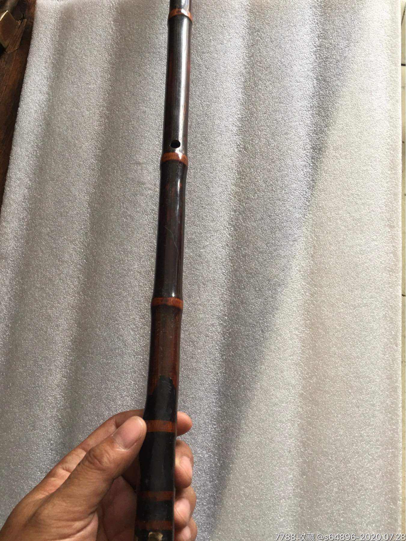 清代名家优美雕工老箫