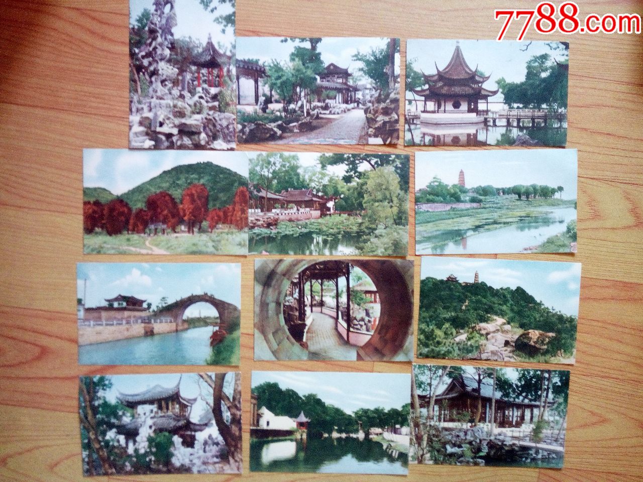 苏州风景明信片12张