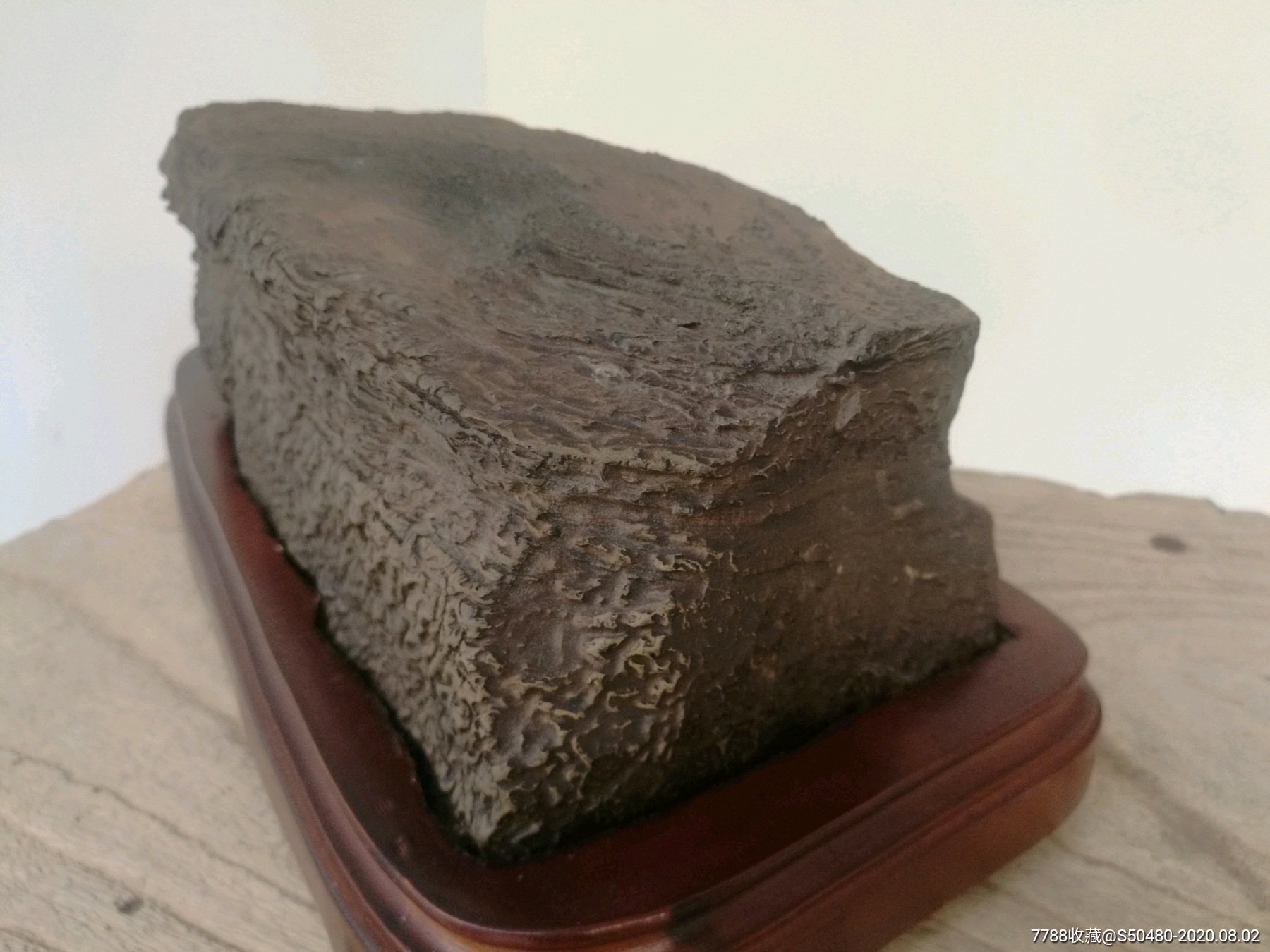 天然观赏奇石新疆全纹路戈壁泥石摆件