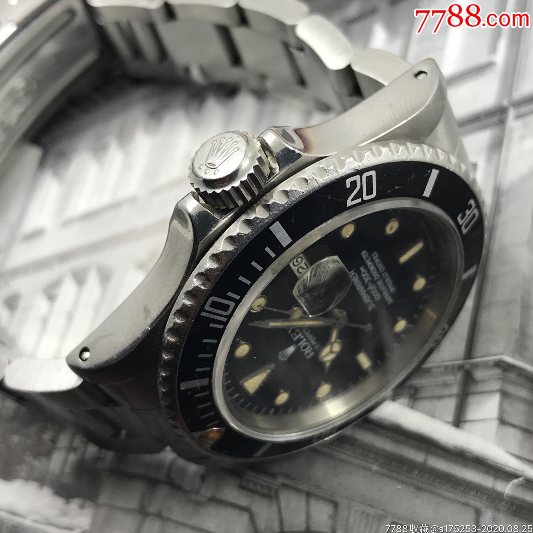 古董劳力士16610黑鬼