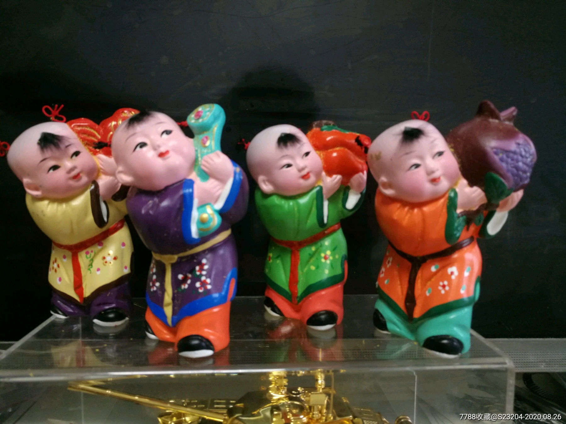 天津泥人张工作室—王宝臣老师代表作品(事事如意)有证书
