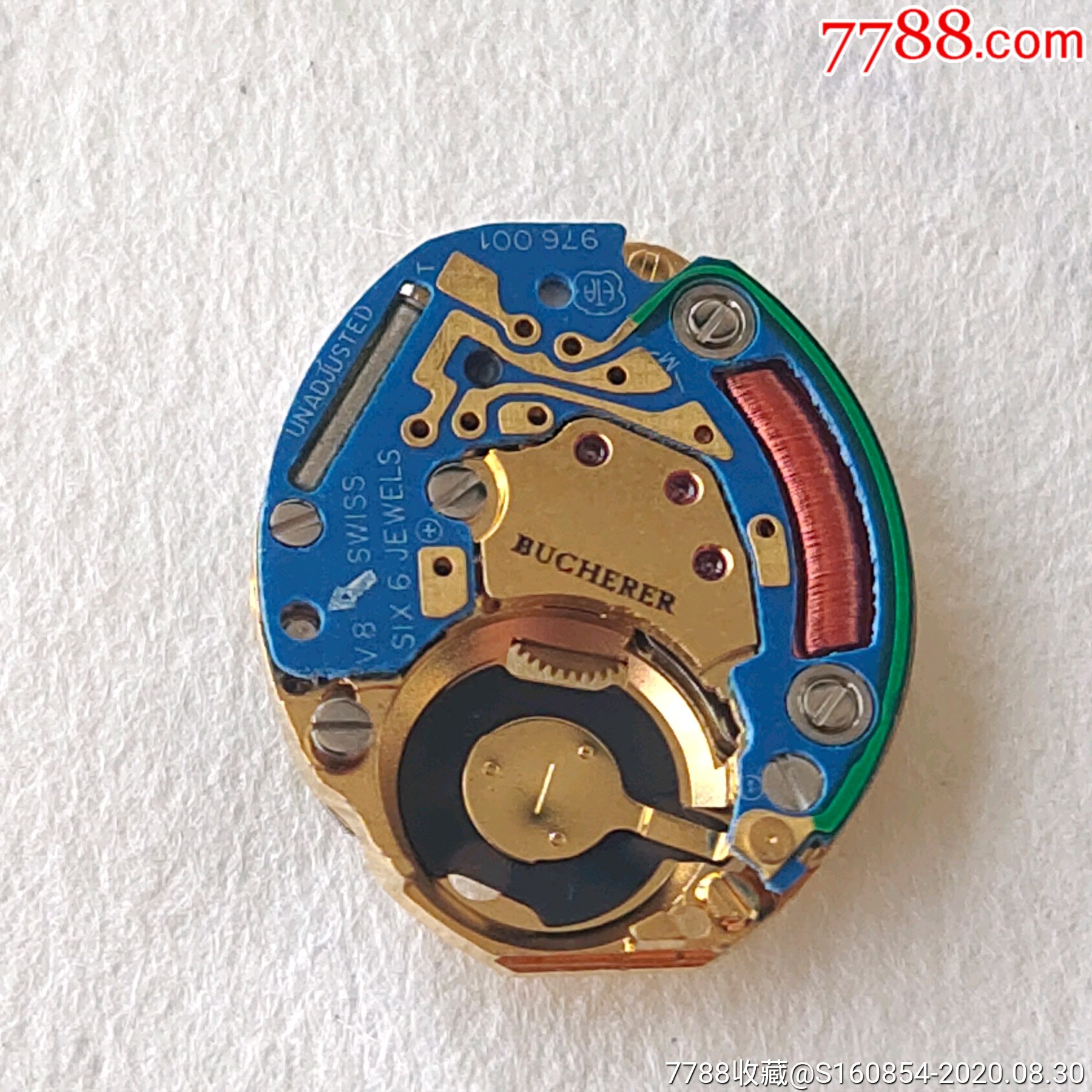 二手瑞士宝齐莱石英手表拆机eta976.001机芯