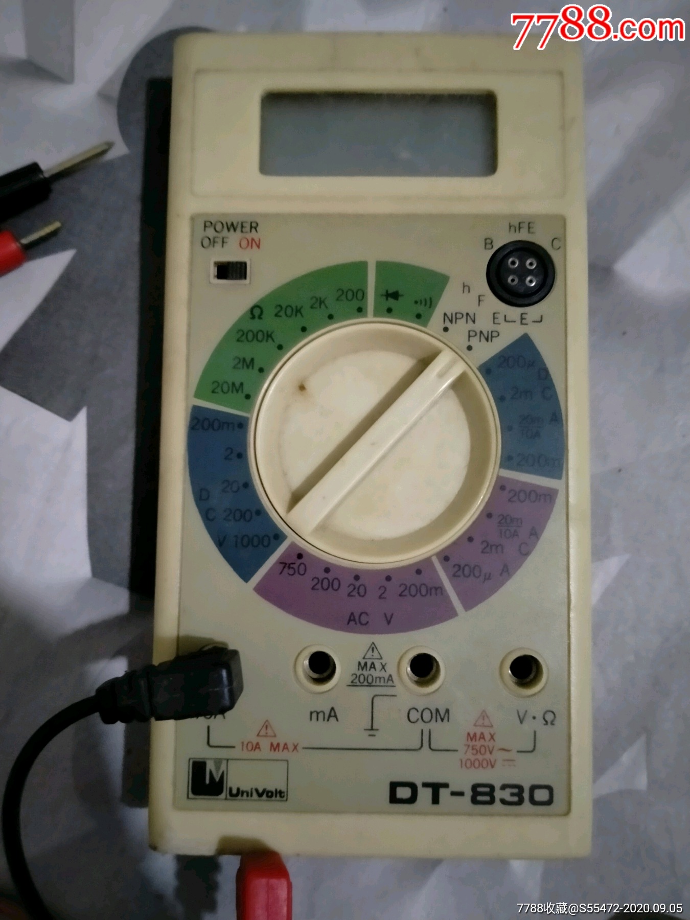 dt-830万用表