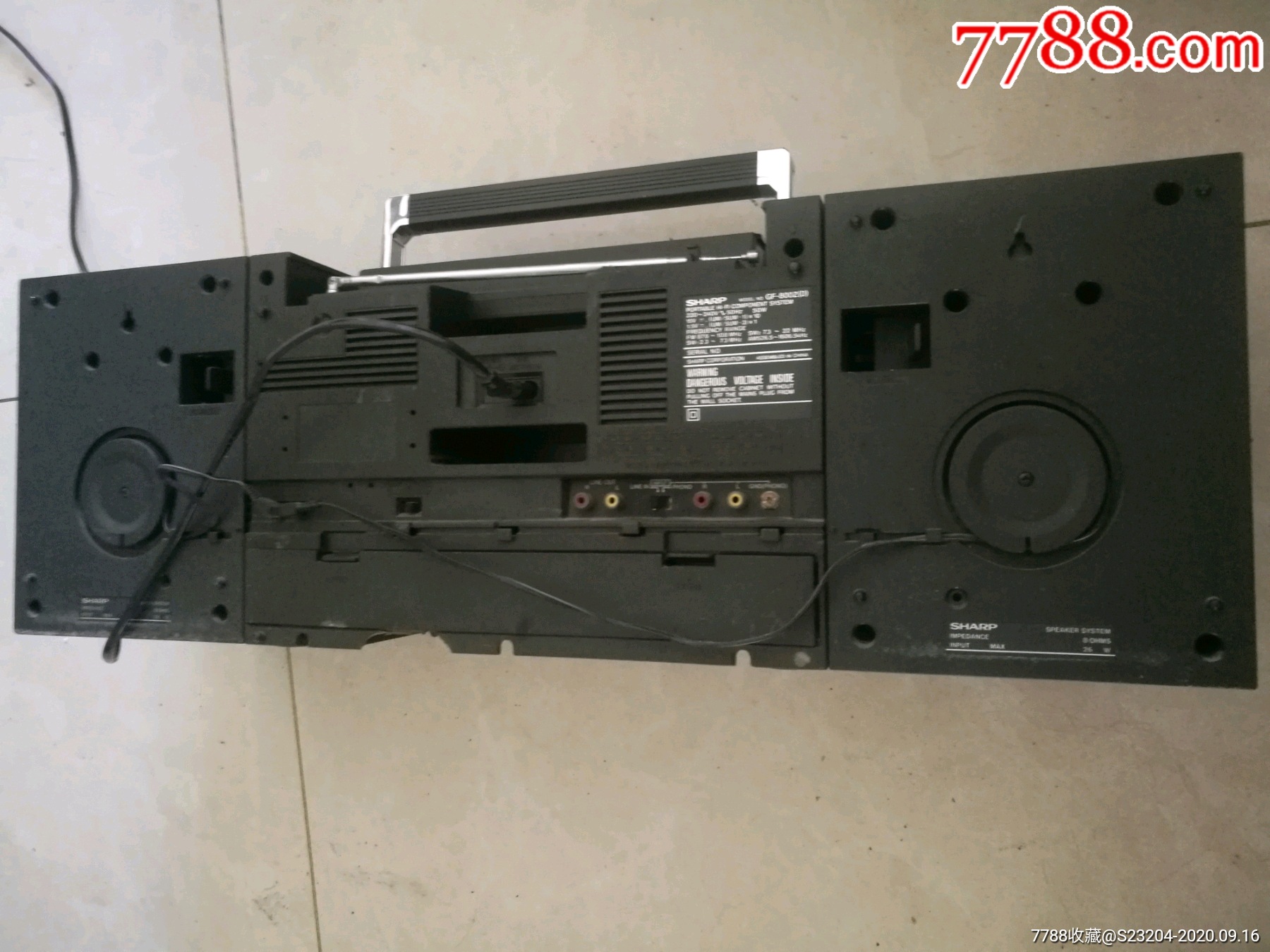 sharp夏普gf800z收录机