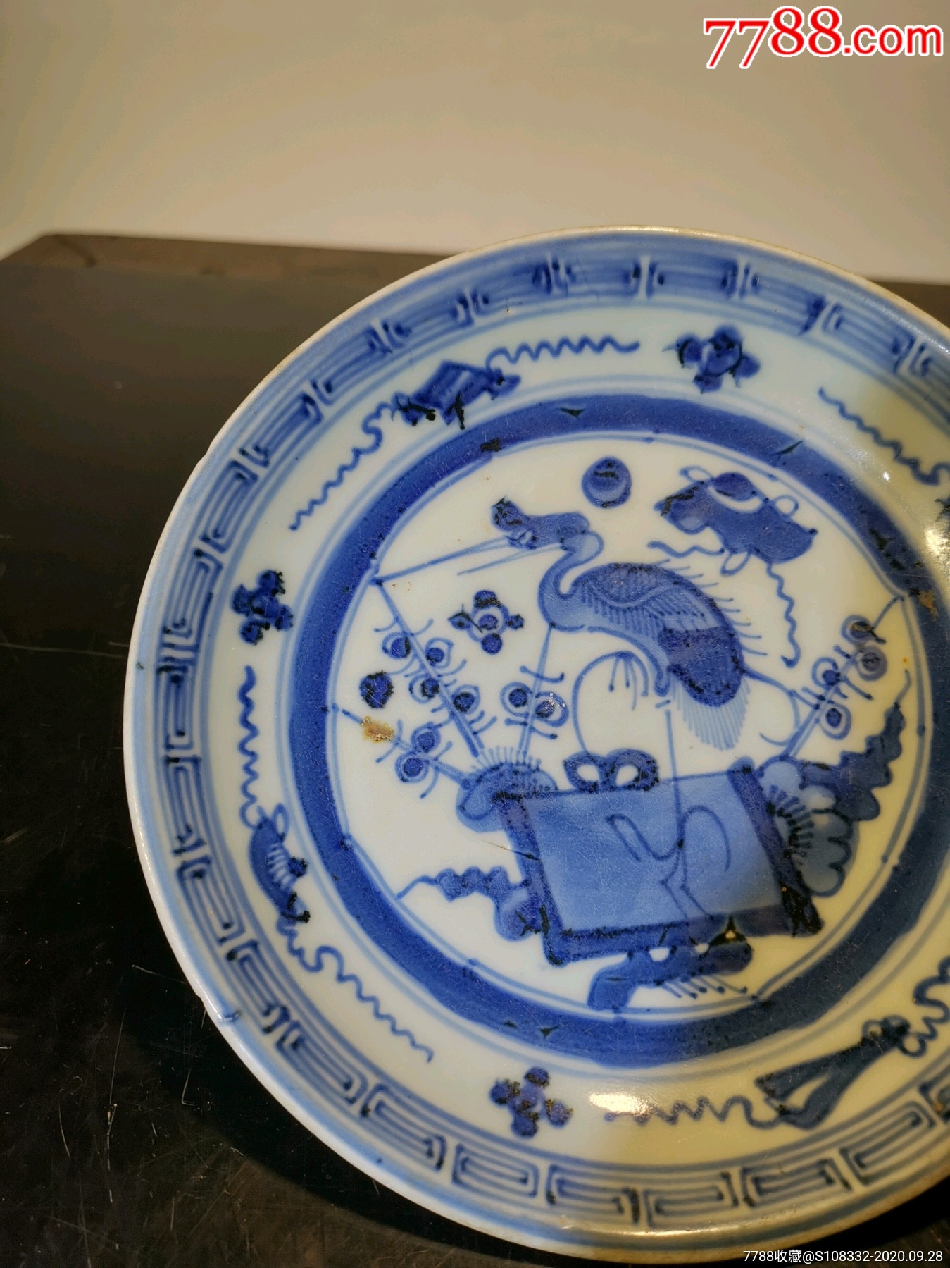 清代青花瓷盘