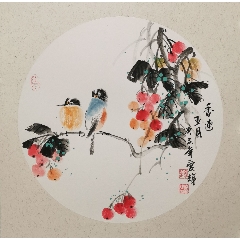 当地知名画家李爱辉_花鸟国画原作_优雅翰墨【7788收藏__收藏热线】