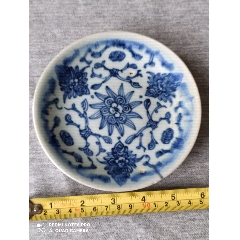  strong>清代花押款青花盘 /strong>_青花瓷_麒麟堂壹号店