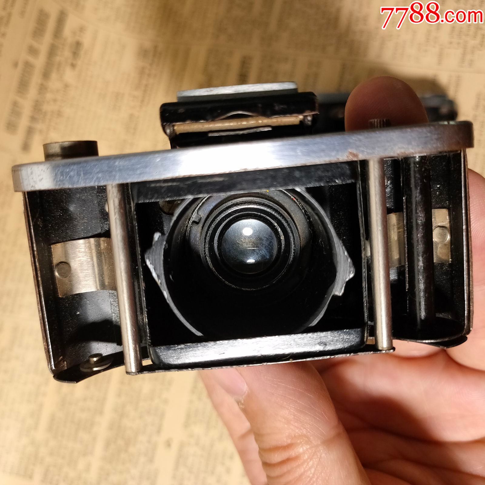 1940年法国古董卢米埃老式机械胶卷间谍迷你袖珍微型相机