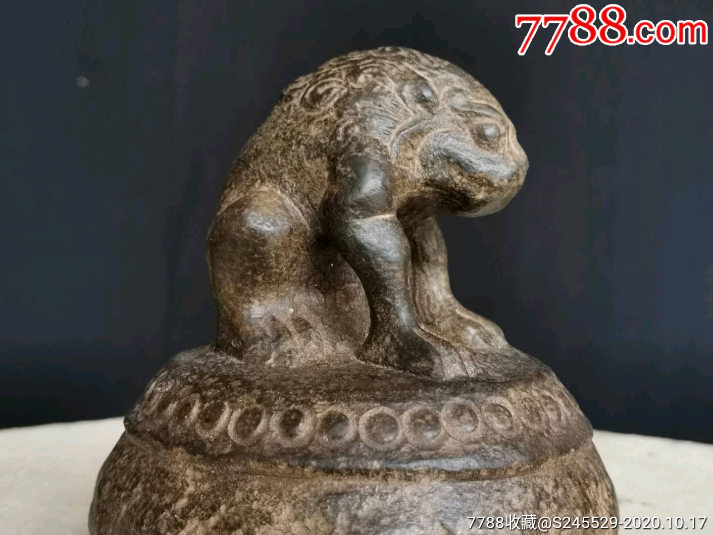 案上陈设·案头瑞兽石雕塑石摆件