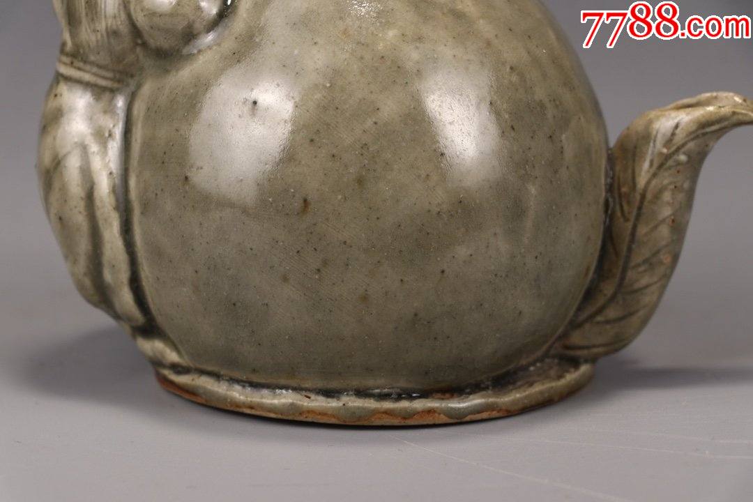 耀州窑童子献寿倒流壶_青瓷/秘色瓷_第7张_7788瓷器