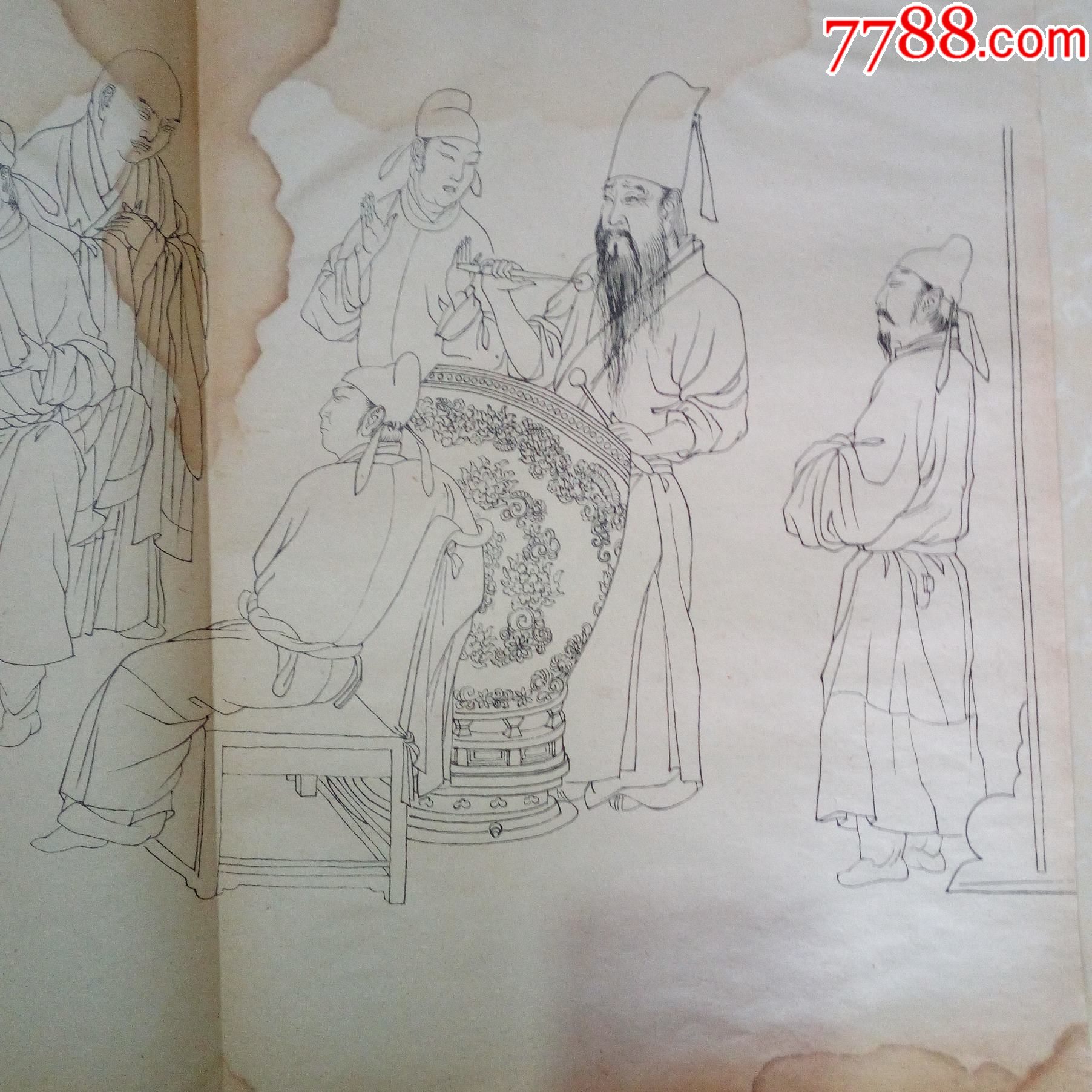 韩熙载夜宴图4开三张一套30元_第8张_7788书画网