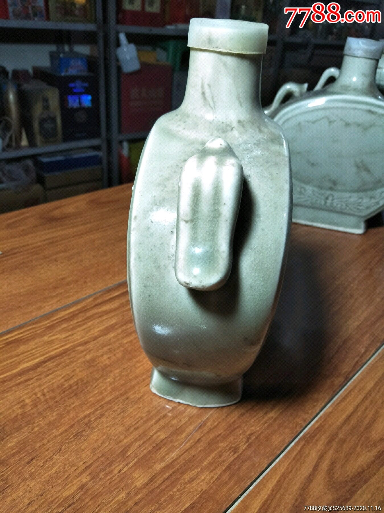 中国汝瓷杜康酒瓶2-酒瓶-7788集邮集卡