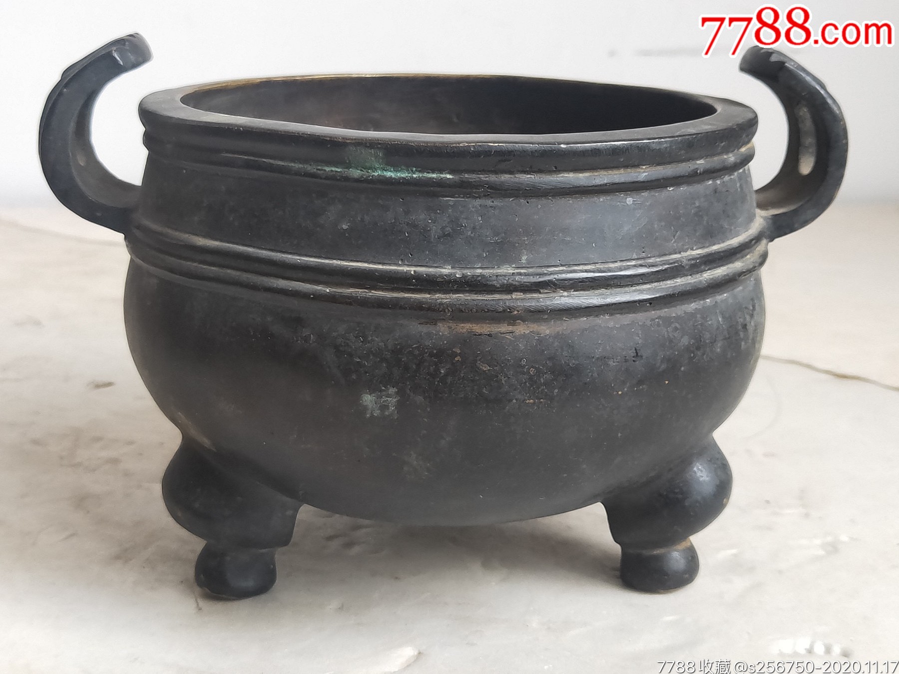 大清乾隆年制精品纯铜包罗万象大香炉一件包浆浑厚皮克老辣造型古朴