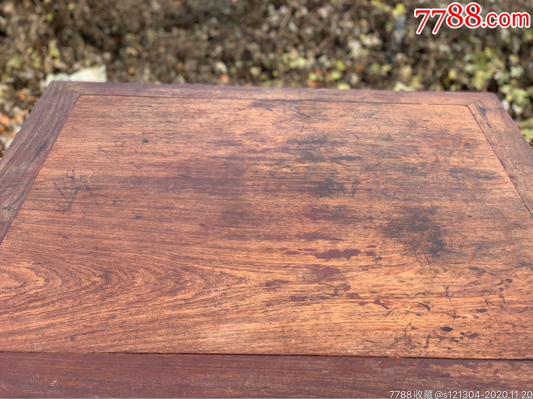清代花梨木三弯腿八仙桌方桌老桌子老家具