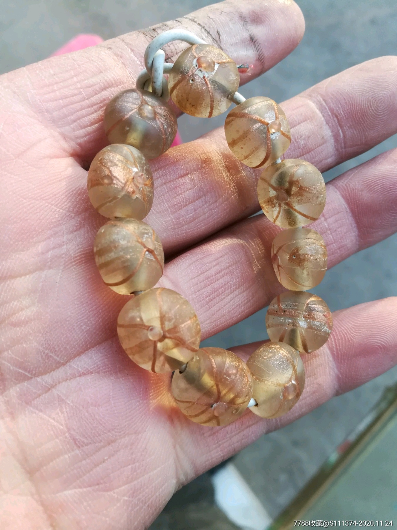战汉琉璃珠子