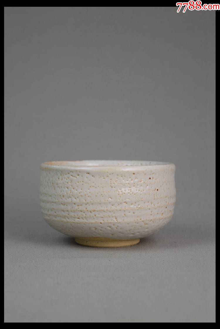 日本古董瓷器九谷烧松月作雪地梅花茶碗文人趣味清隽淡雅高级礼品