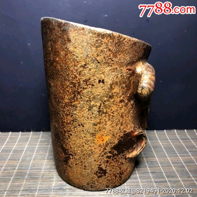 陨石红山文化马蹄筒