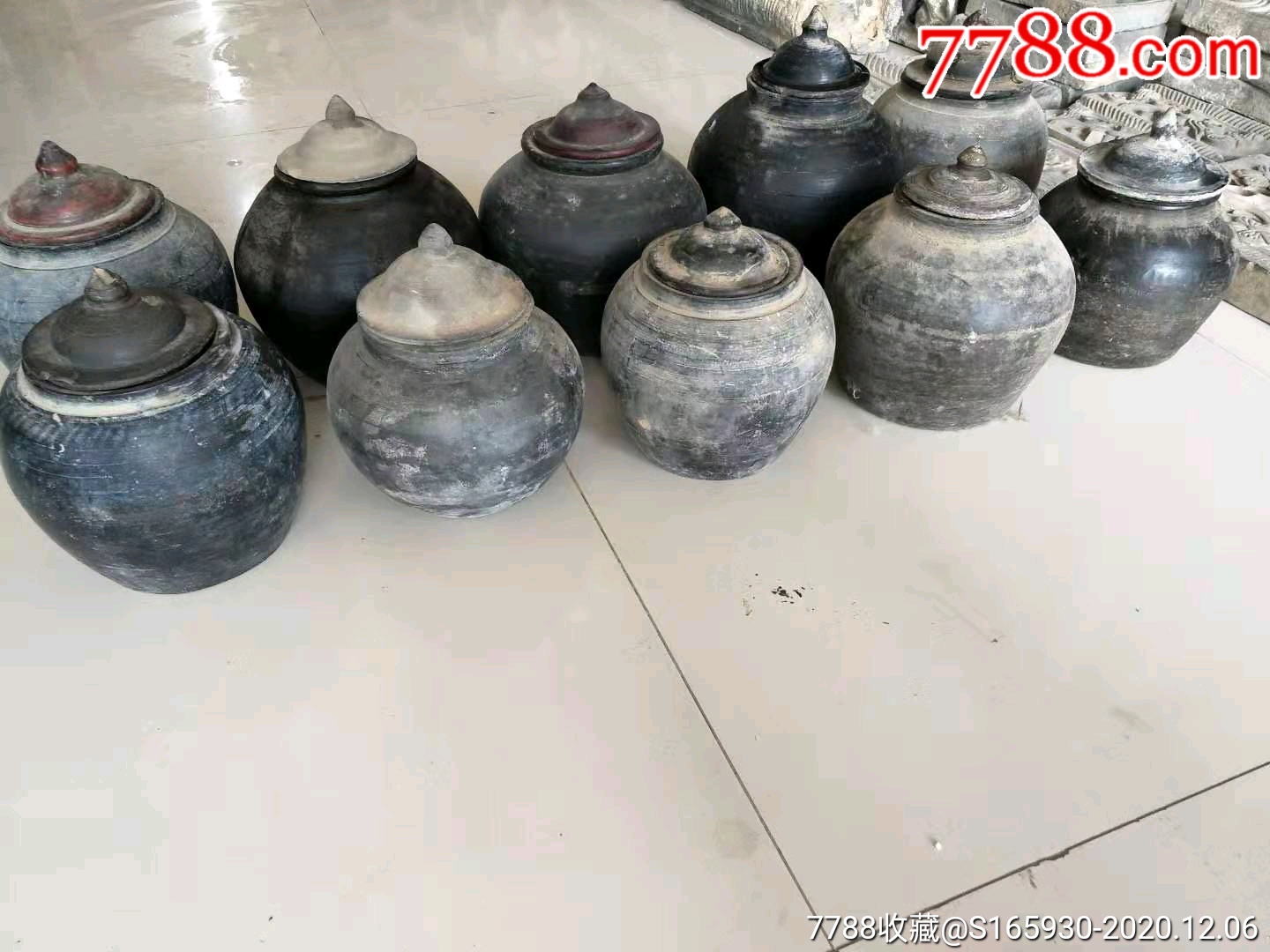 清代,淘药罐子包存完整