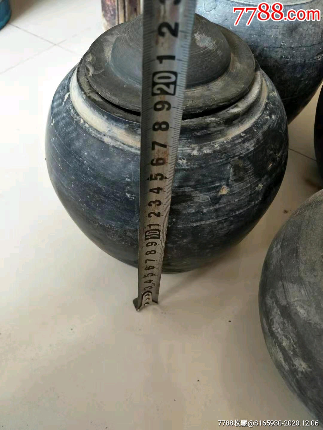 清代,淘药罐子包存完整