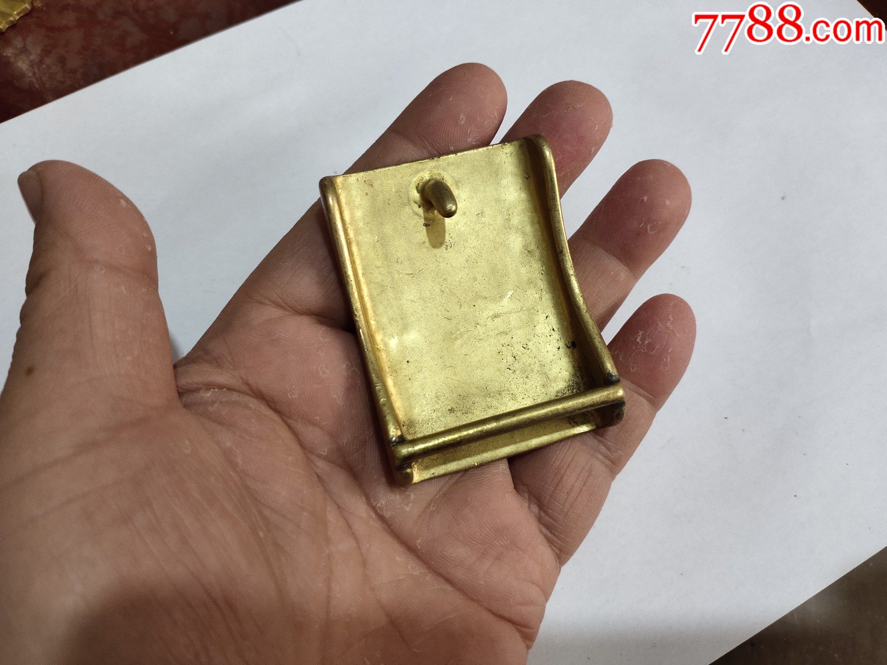 铜皮带扣一件