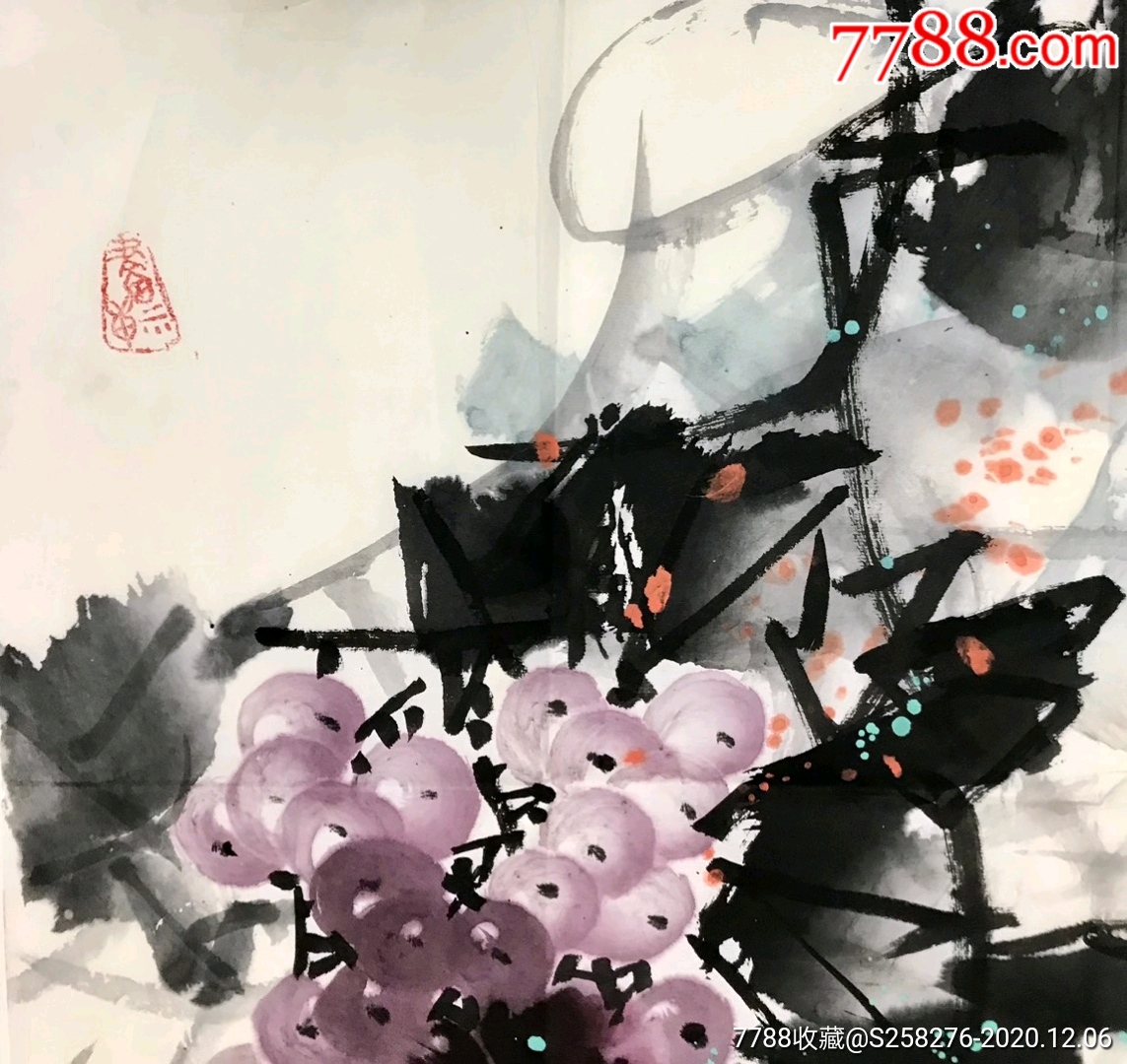 胡西铭_花鸟国画原作_第5张_7788字画网