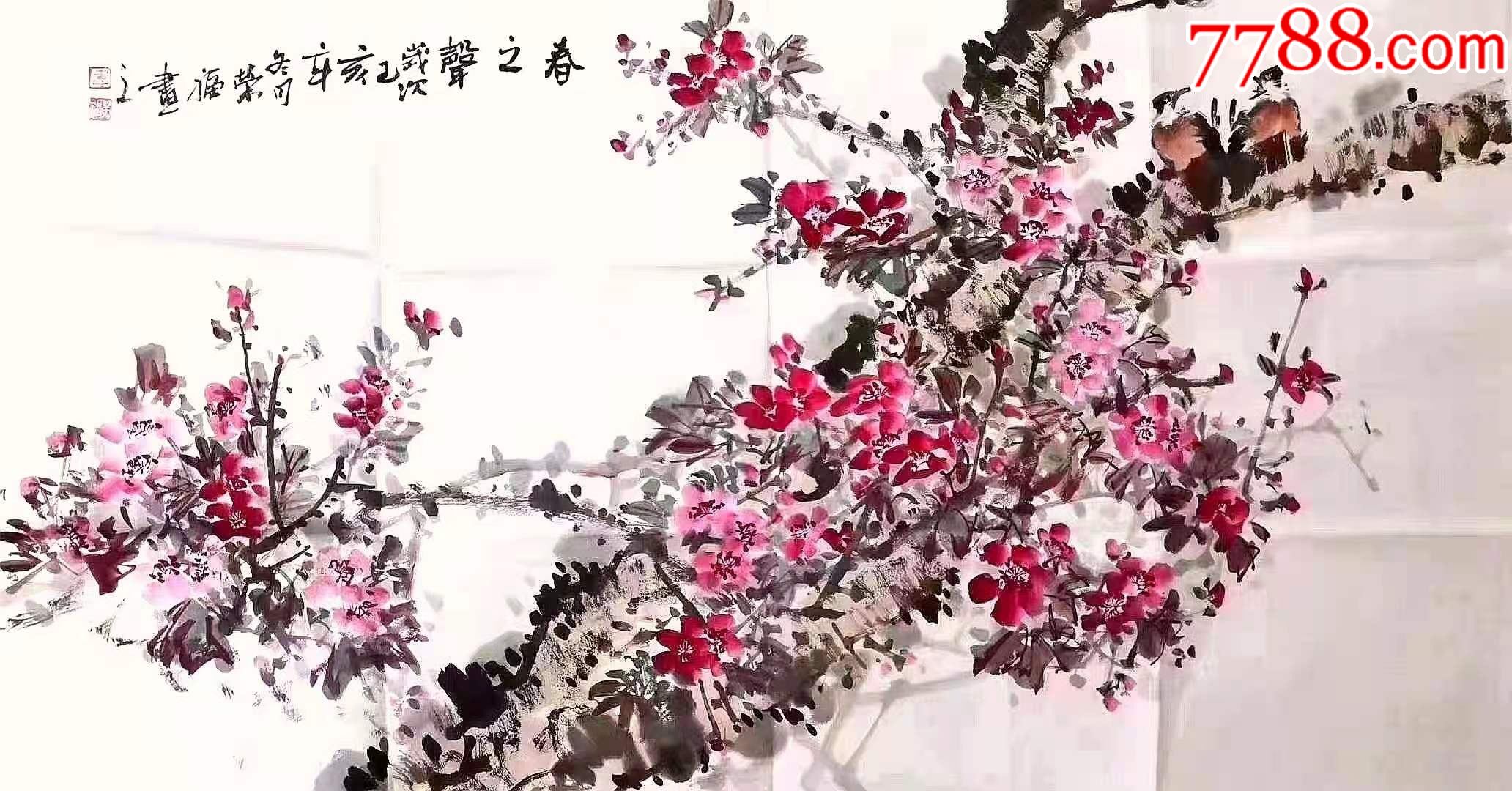 韦荣福三尺花鸟03