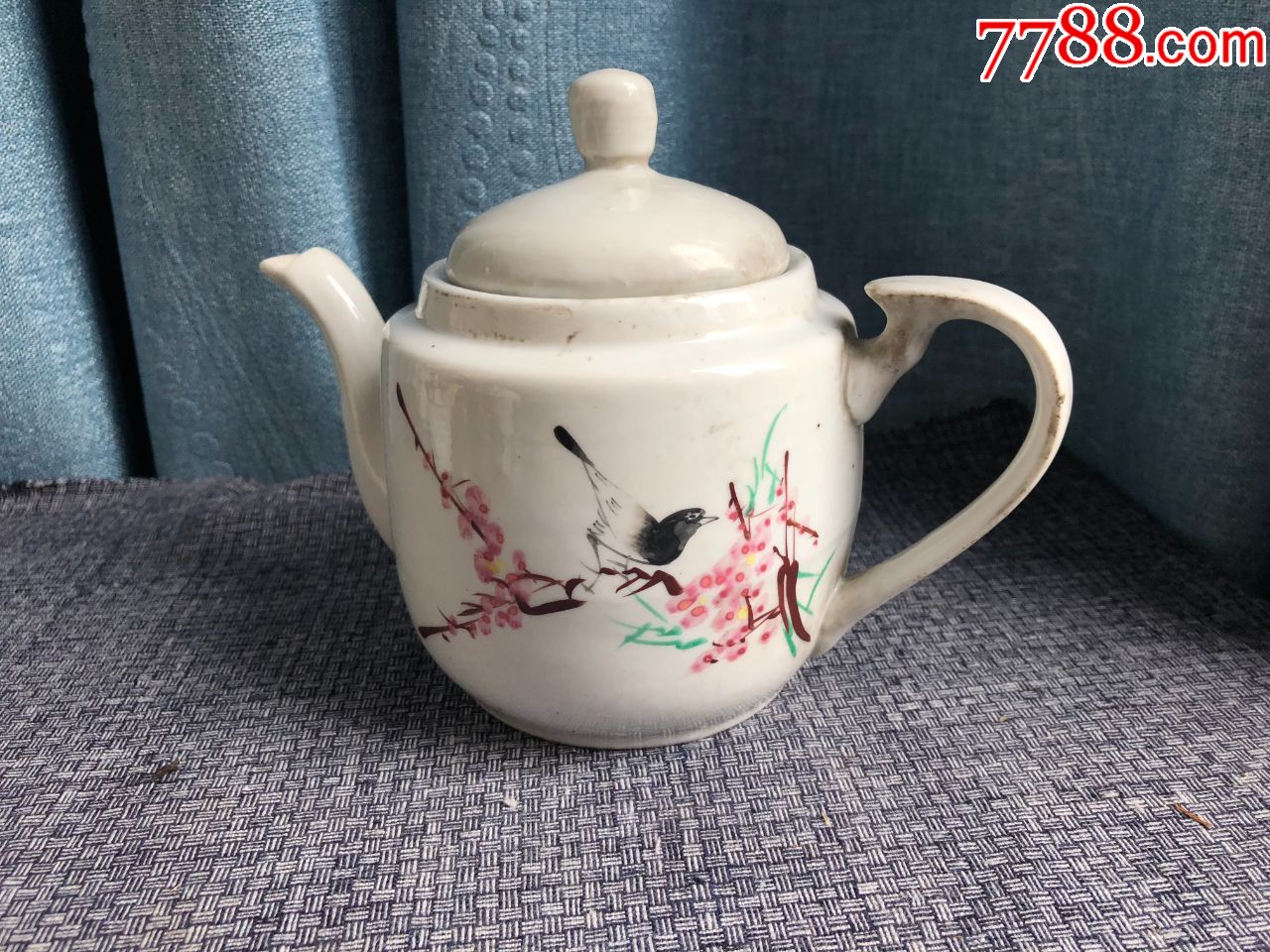 50年代老手绘茶壶(大号)