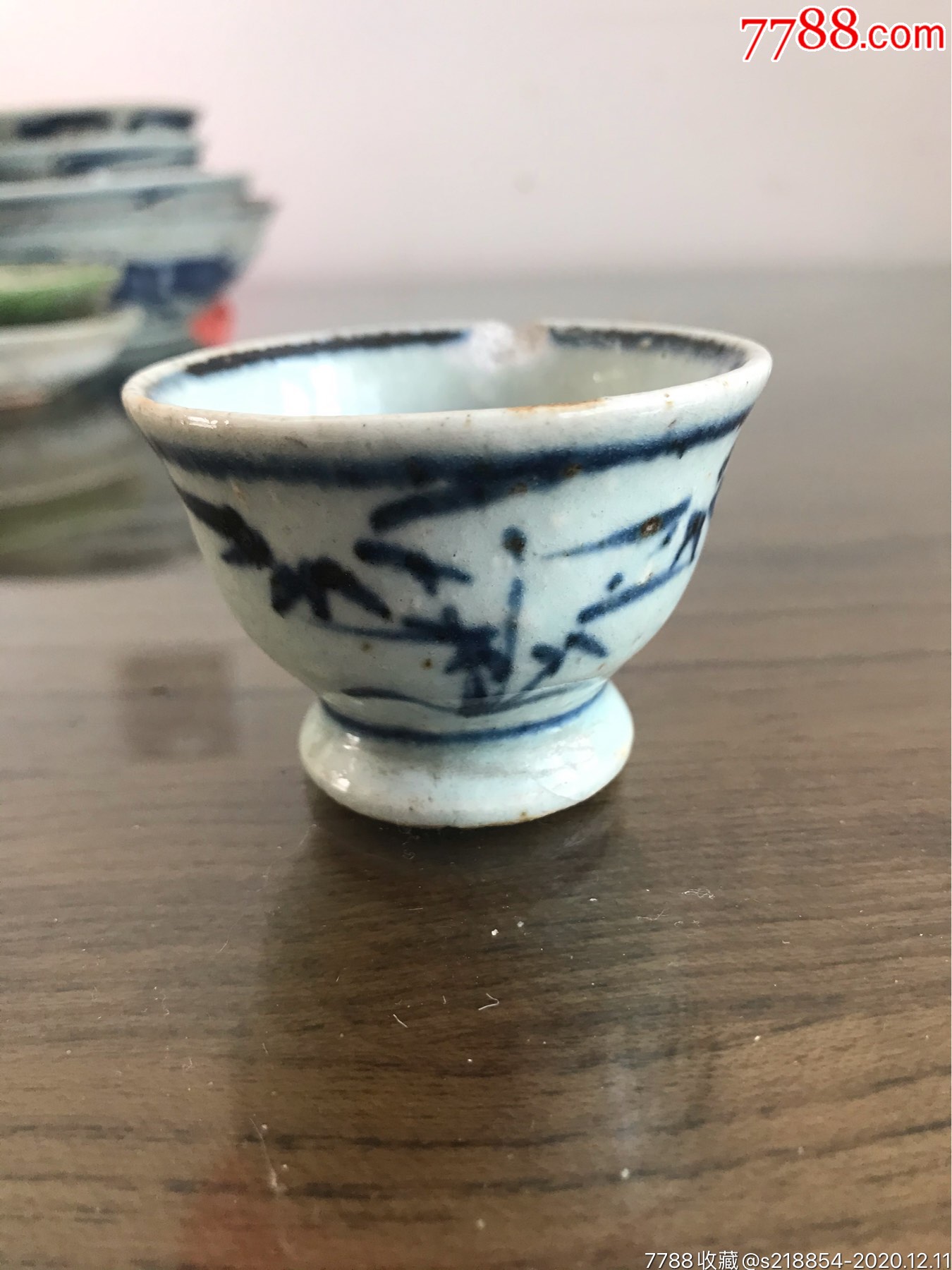 明代青花酒杯_青花瓷_第1张_7788瓷器