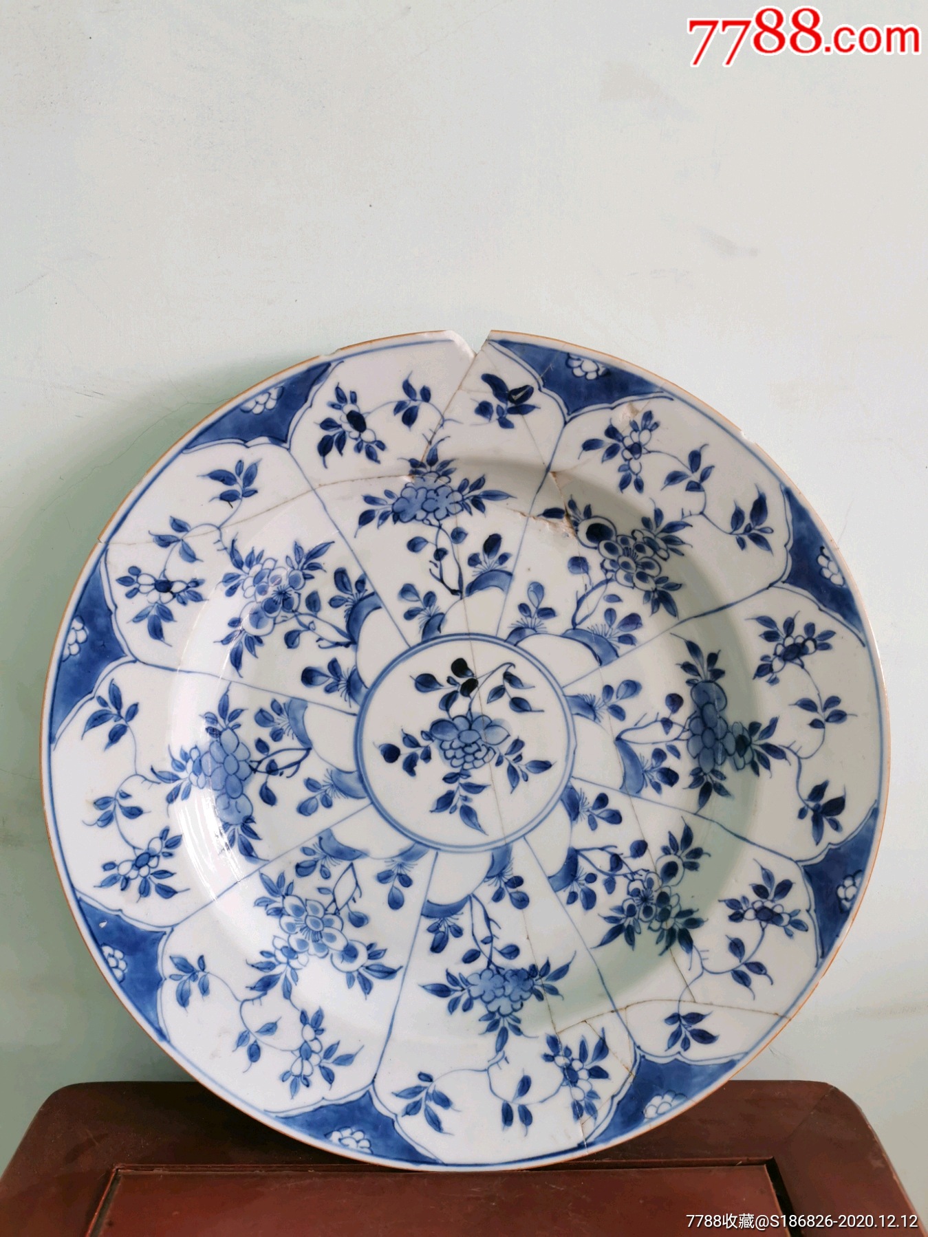 康熙青花烂大盘.