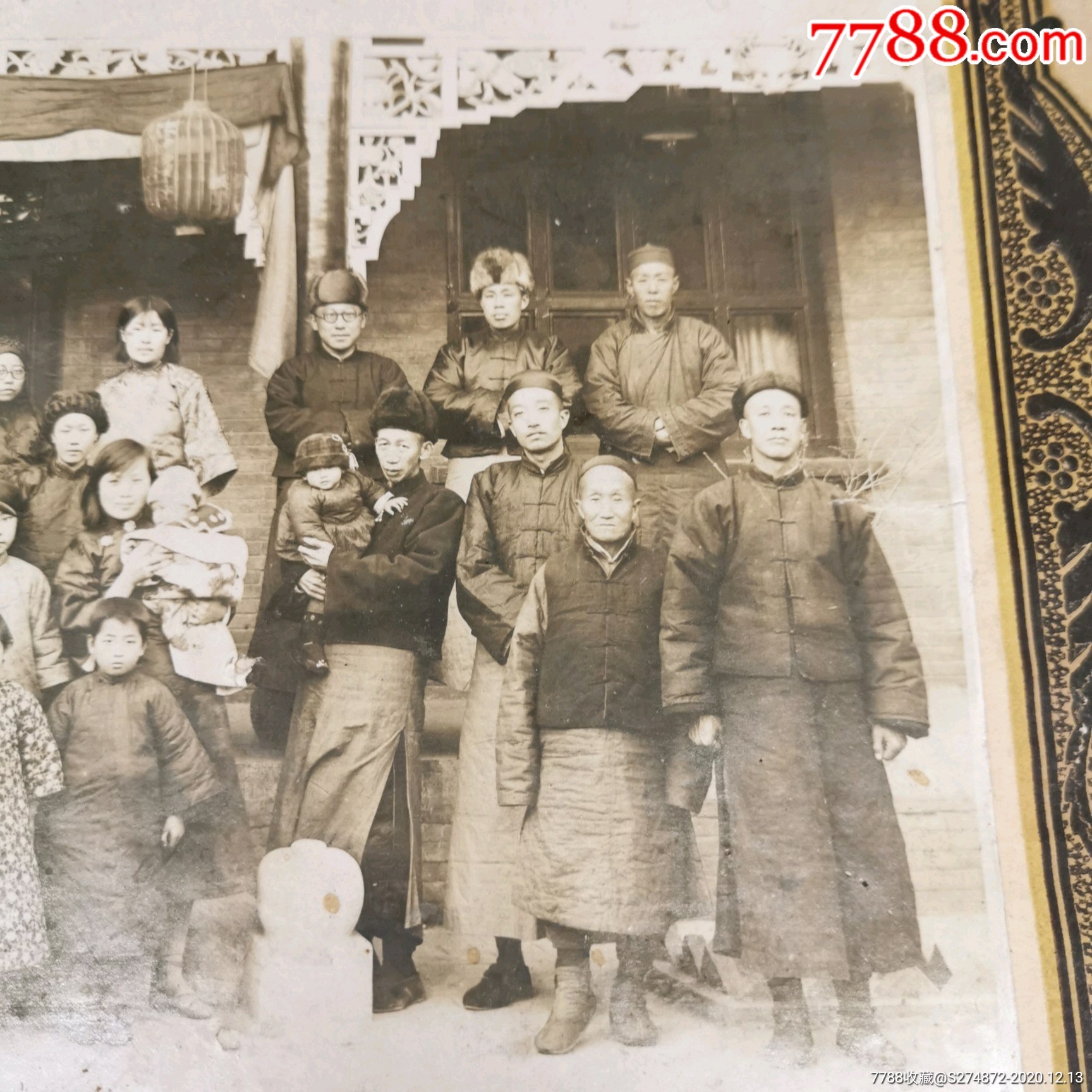 民国老照片家族合影照相