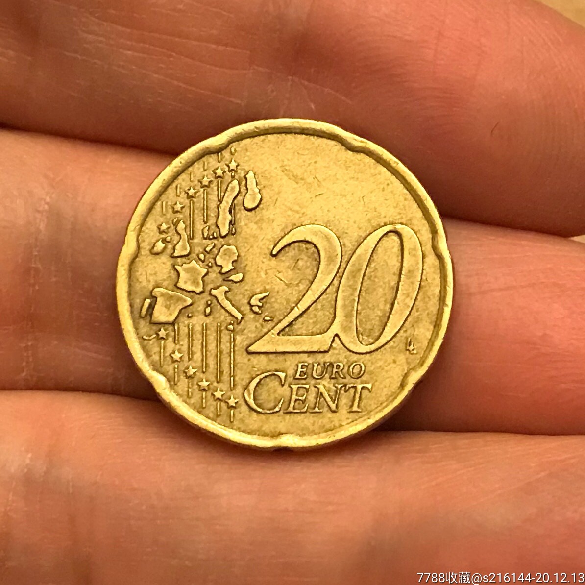 2002年欧元硬币/20分