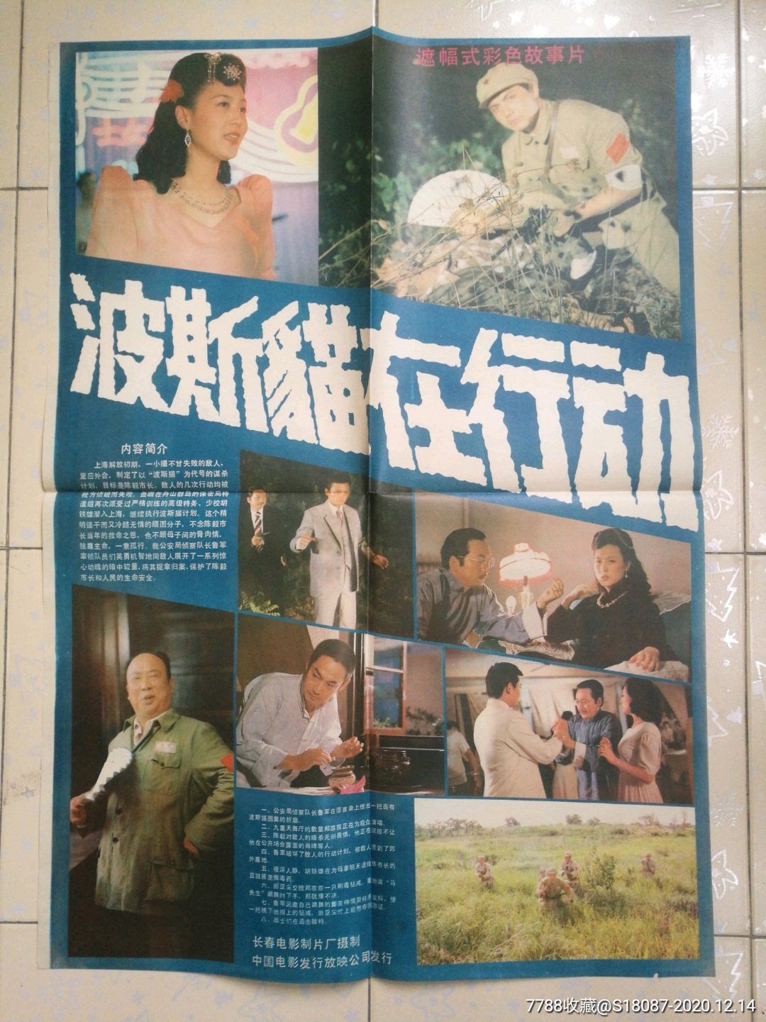 波斯猫在行动_电影海报_左海收藏屋【7788收藏__收藏